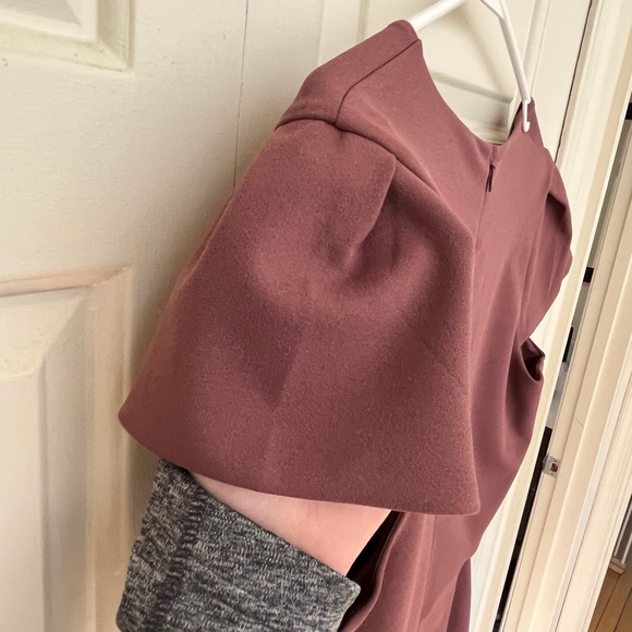 Express dress, purple/mauve with short sleeve. Polyester & Spandex. Fits size 12 - Picture 7 of 7